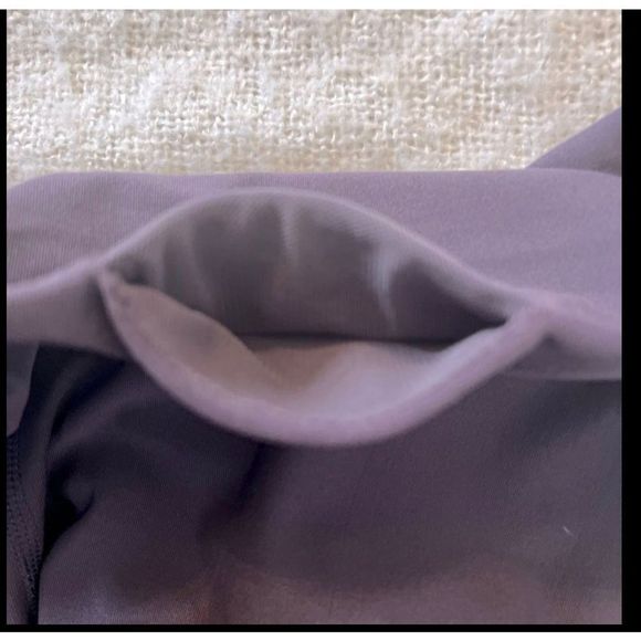 RBX Live Life Active Legging - Plum- Cutouts over netting at calves- Size S/P - Picture 4 of 6